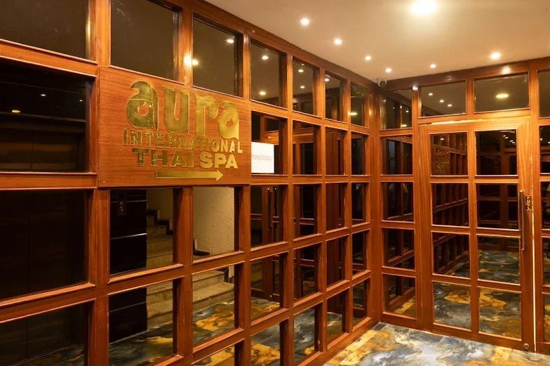 Entrance to Aura International Thai Spa