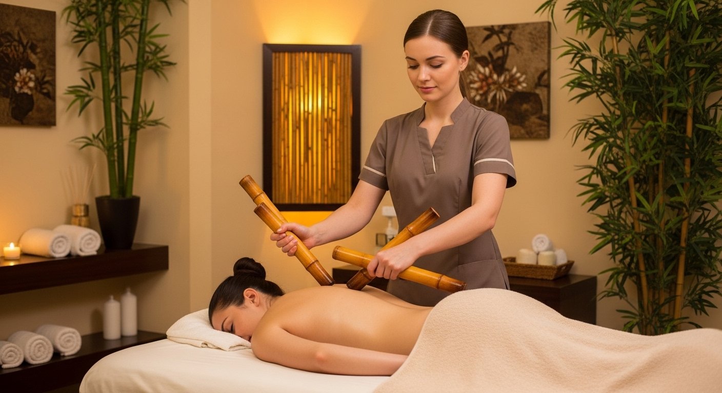Warm Bamboo Therapy at Aura Spa