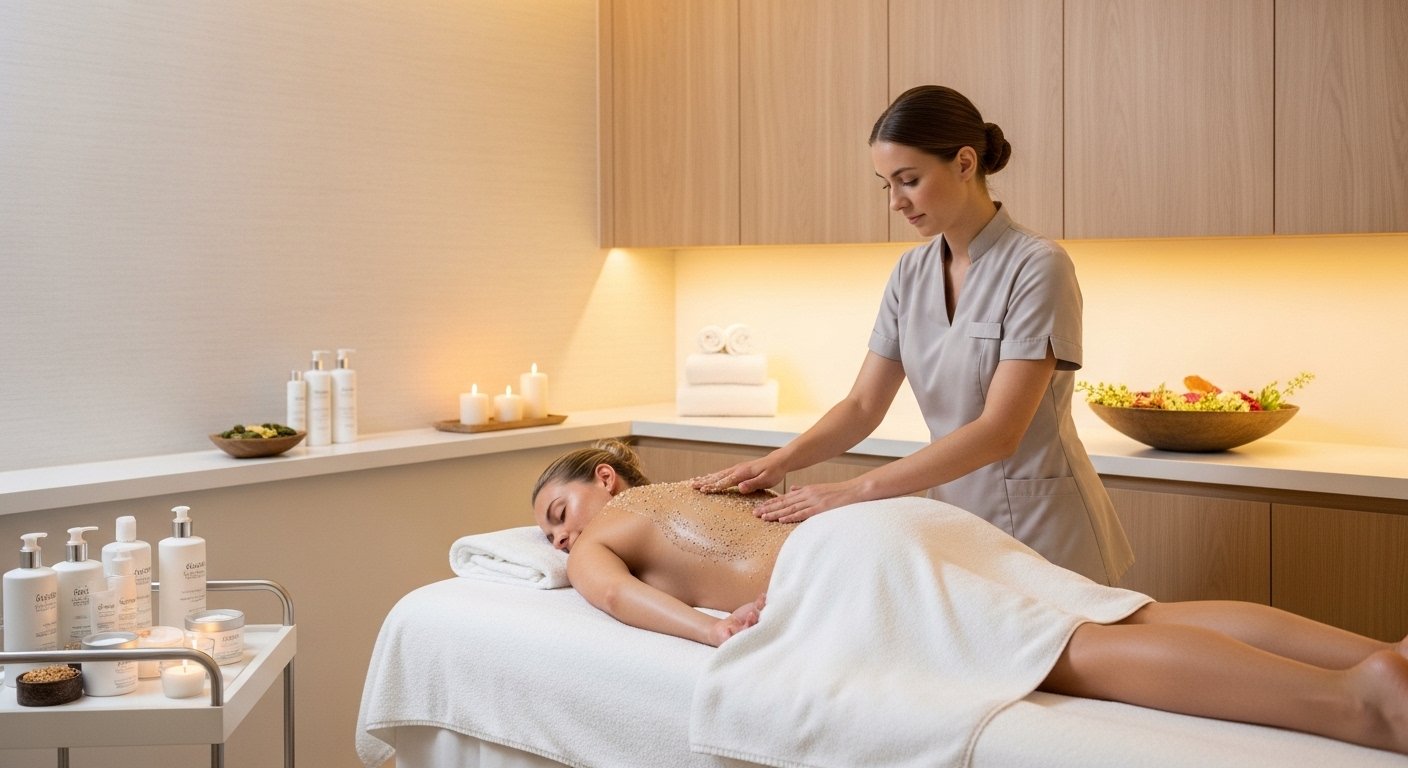 Body Scrub & Polish session at Aura International Thai Spa