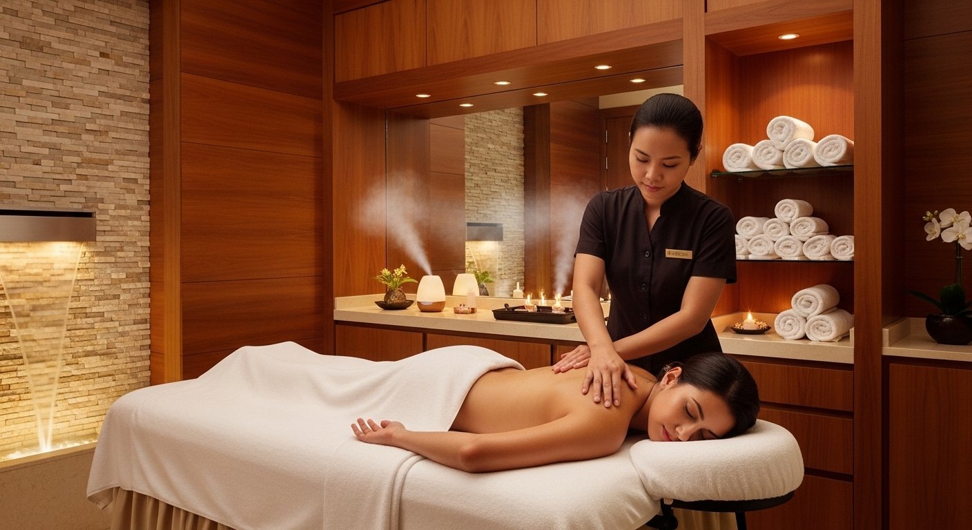 Executive Stress Relief session at Aura International Thai Spa