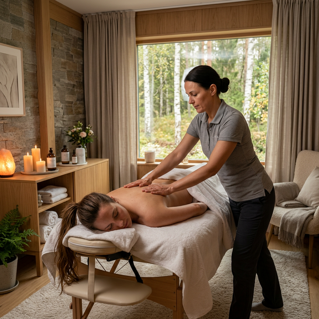 Swedish Massage session at Aura International Thai Spa