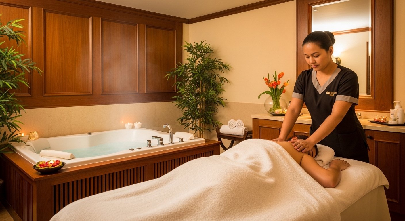 VIP Elite Spa Experience session at Aura International Thai Spa